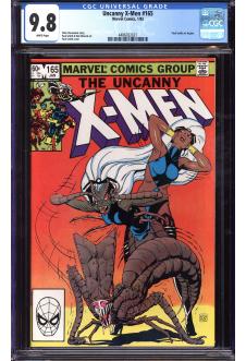X-MEN #165 CGC 9.8 WHITE PAGES front cover