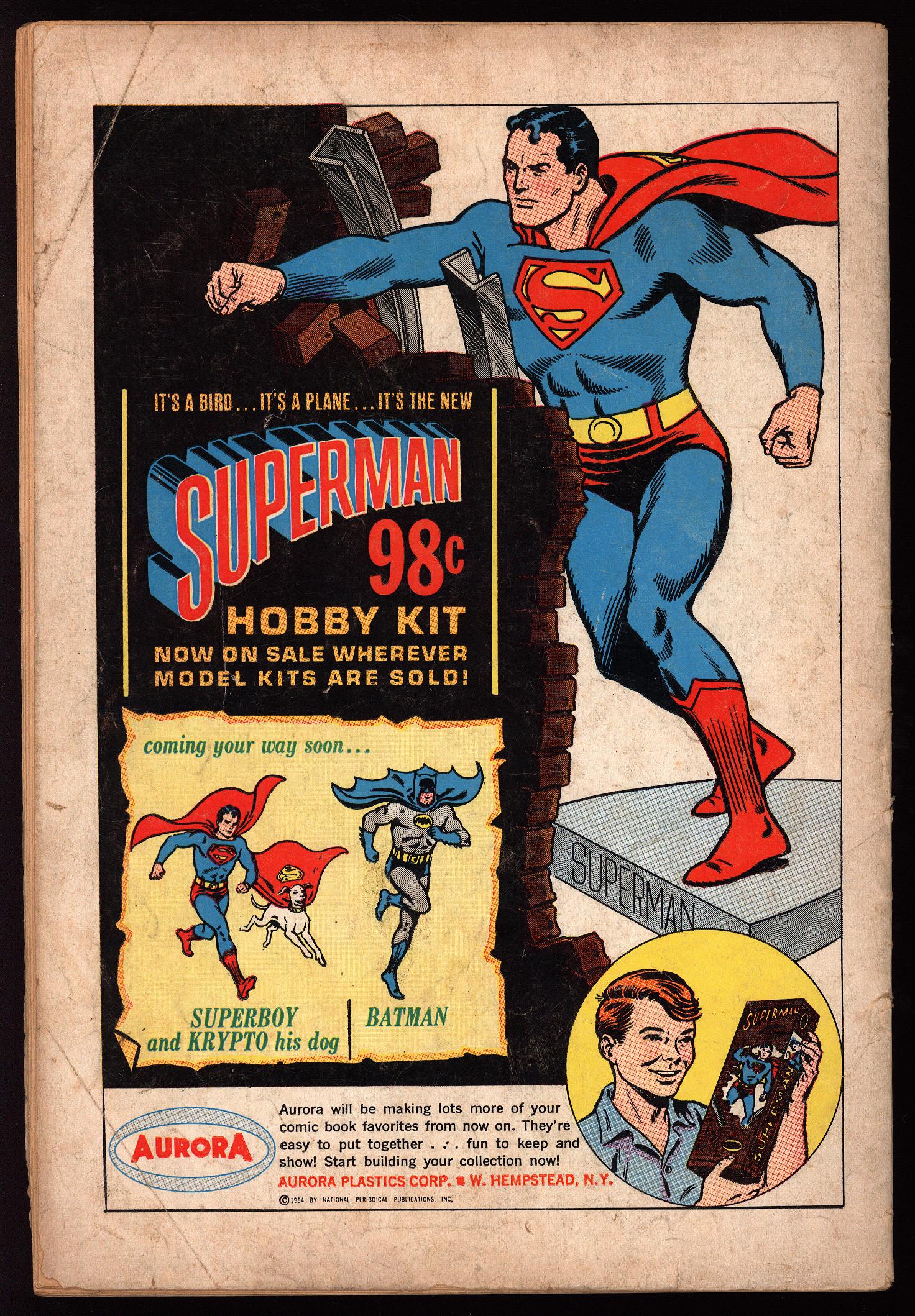 DETECTIVE COMICS Back Cover