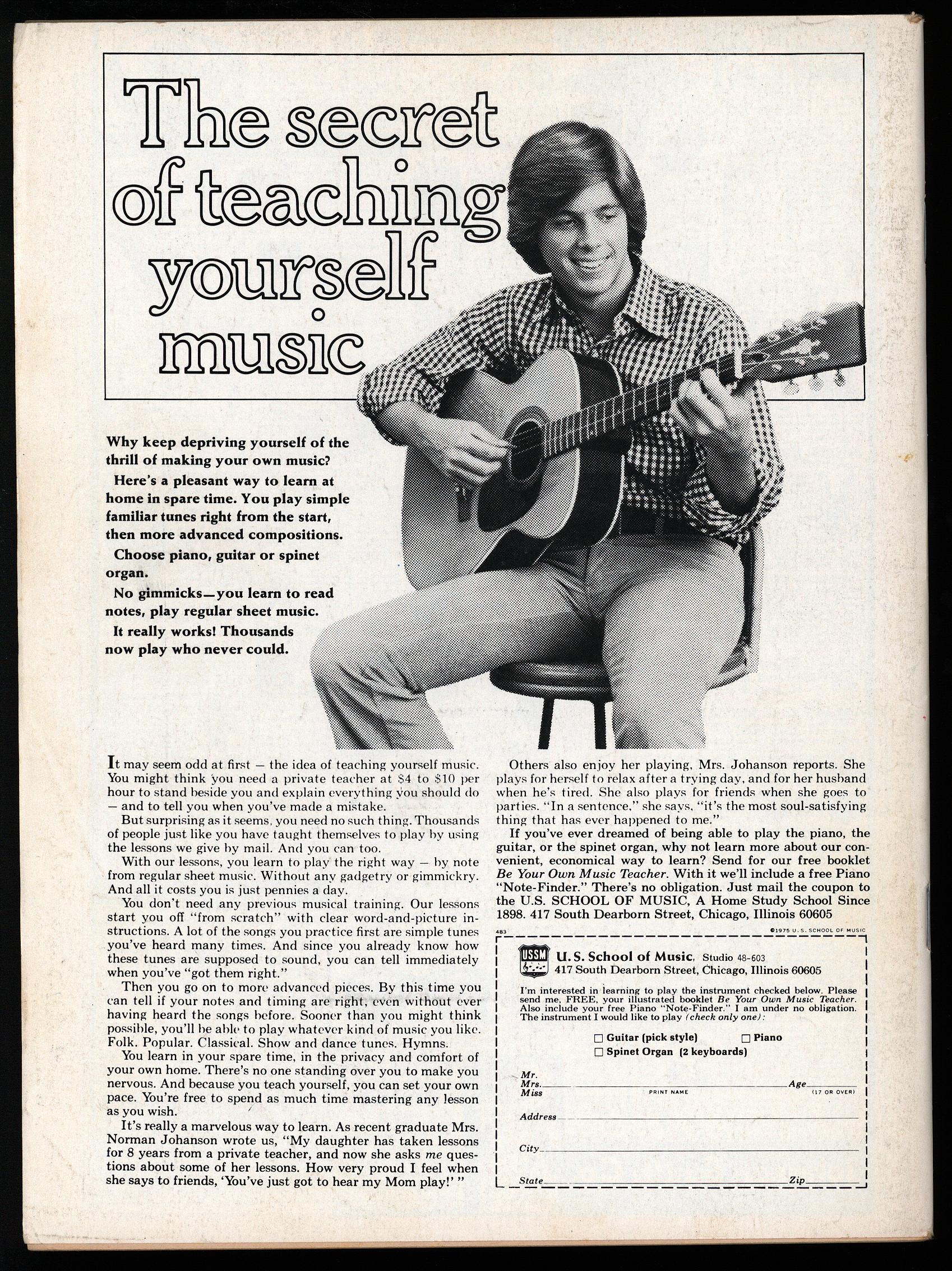 SAVAGE SWORD OF CONAN Back Cover