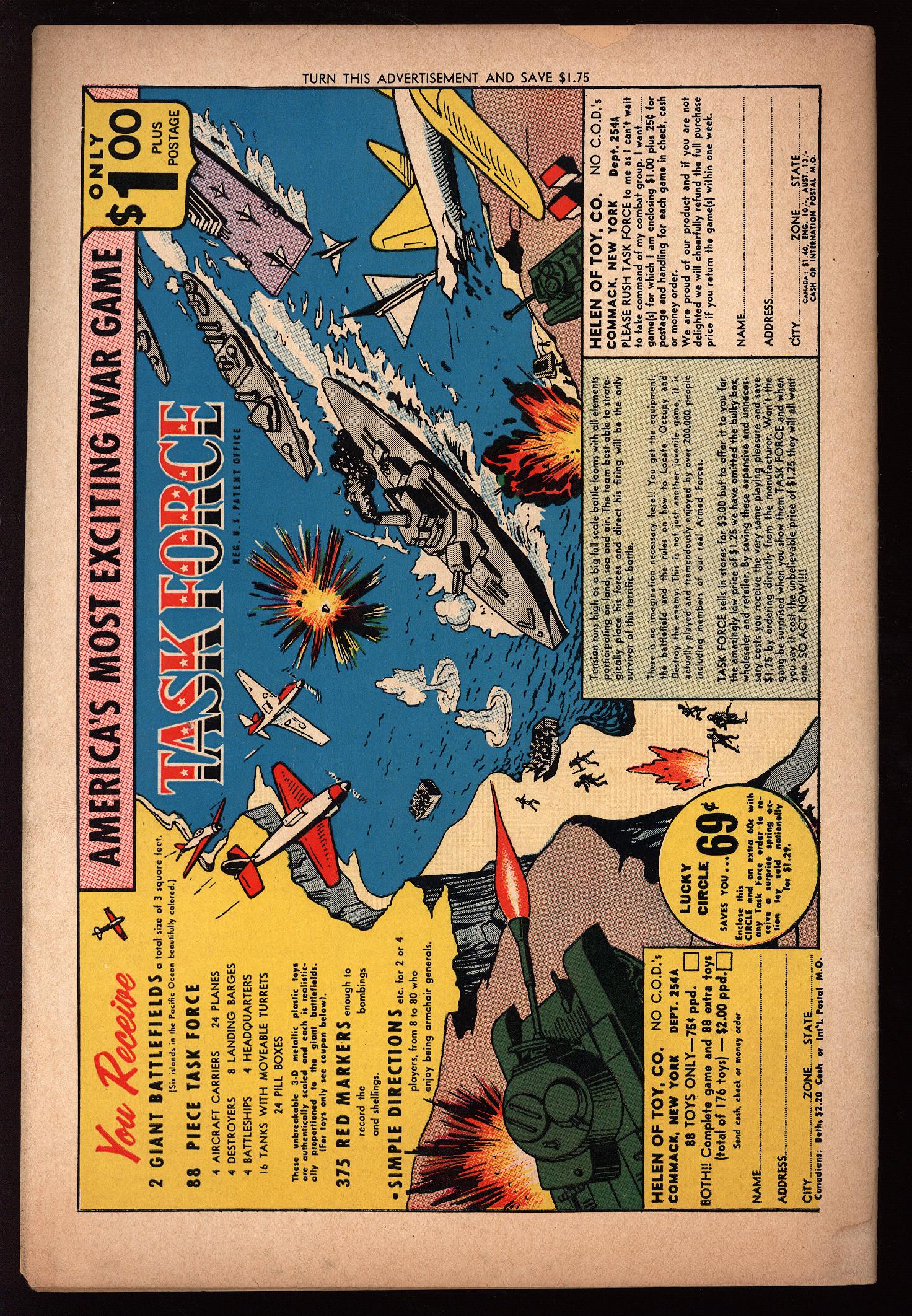 DETECTIVE COMICS Back Cover