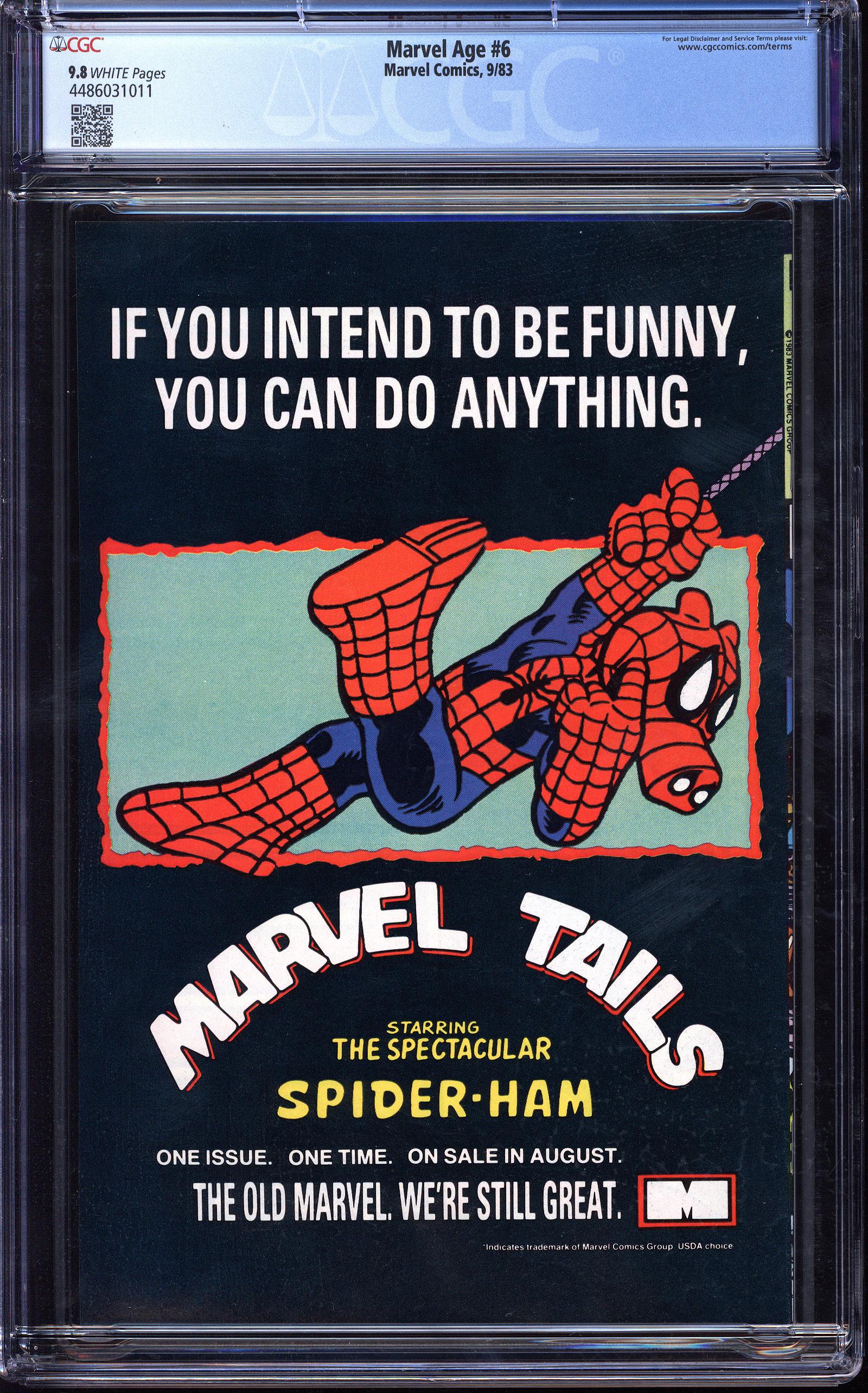 MARVEL AGE Back Cover
