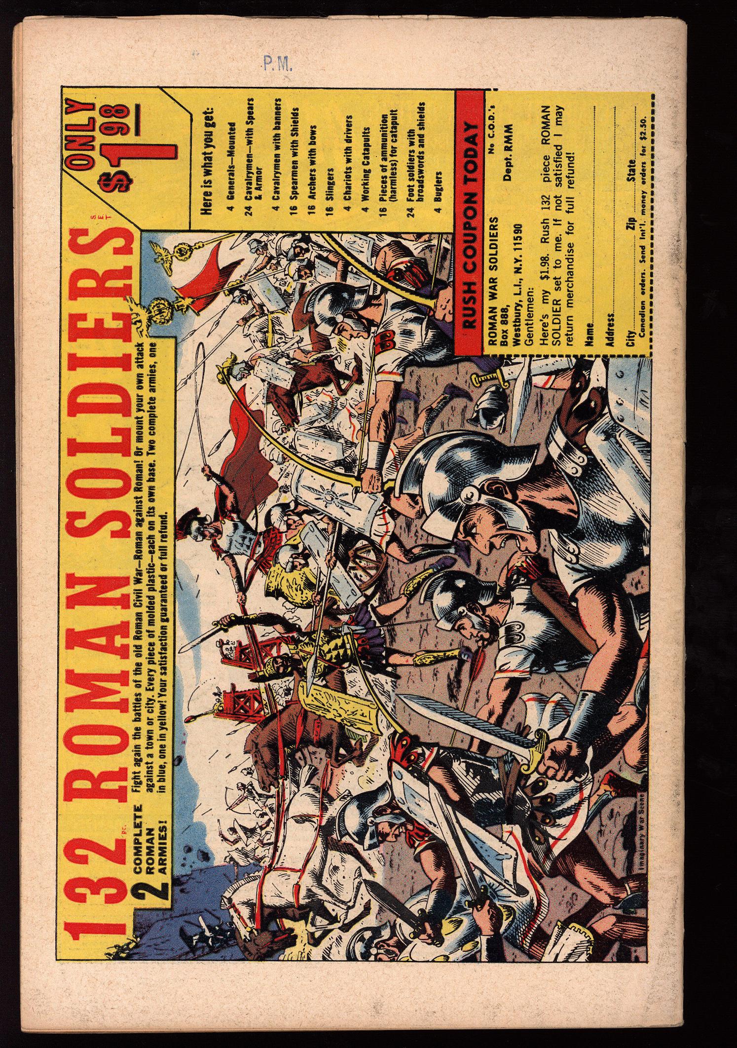 SGT. FURY AND HIS HOWLING COMMANDOS Back Cover