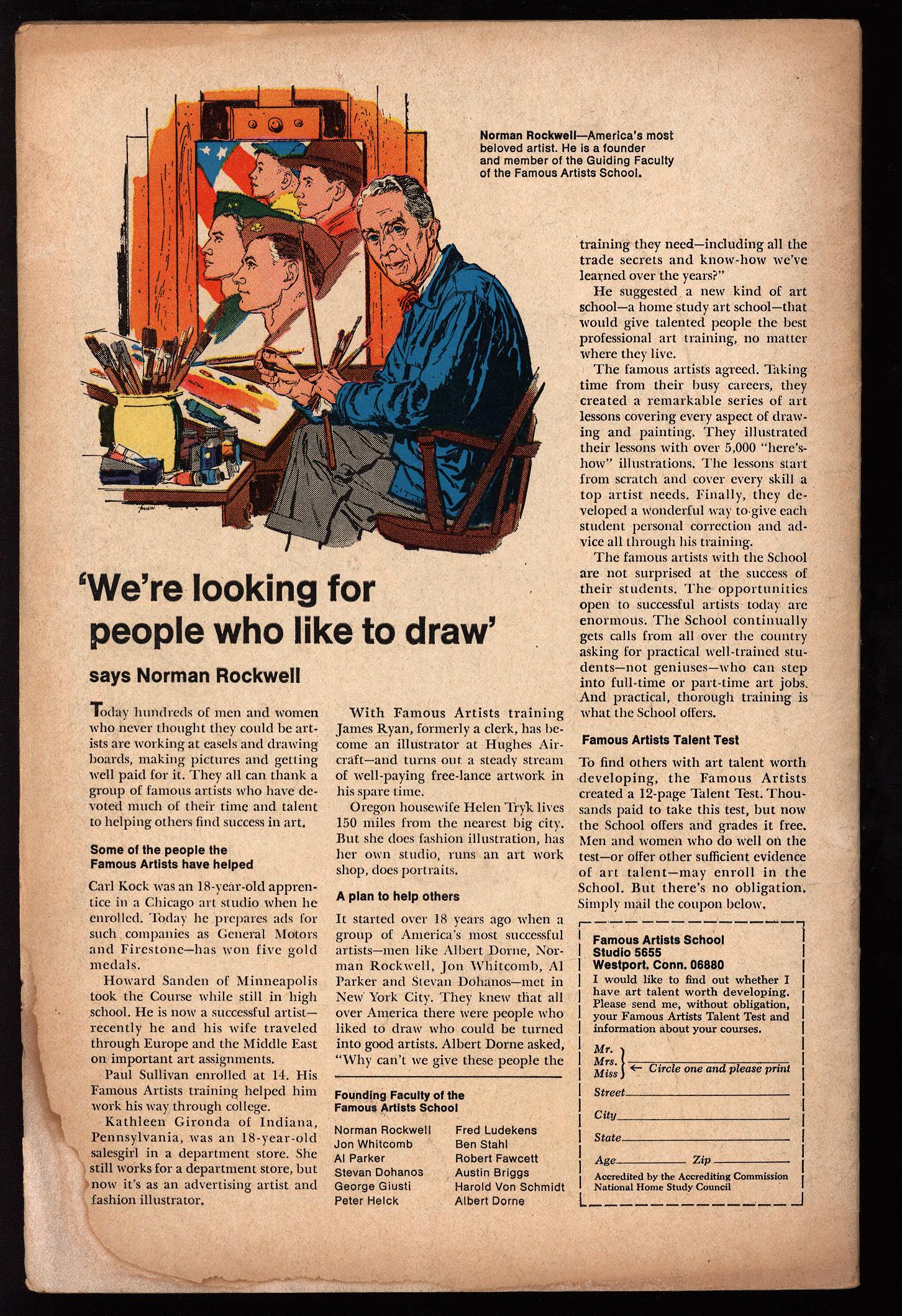 AVENGERS Back Cover