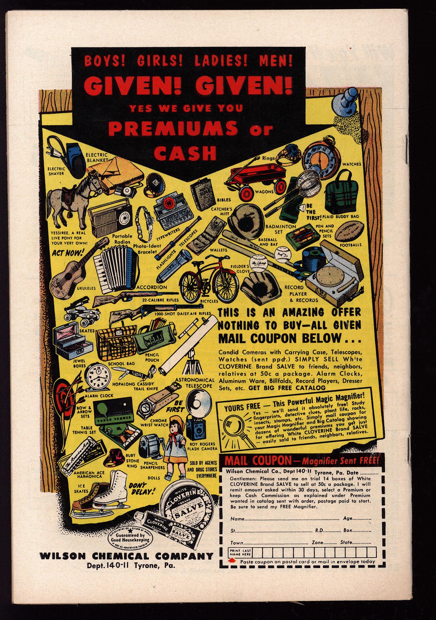 ARCHIE'S JOKE BOOK Back Cover