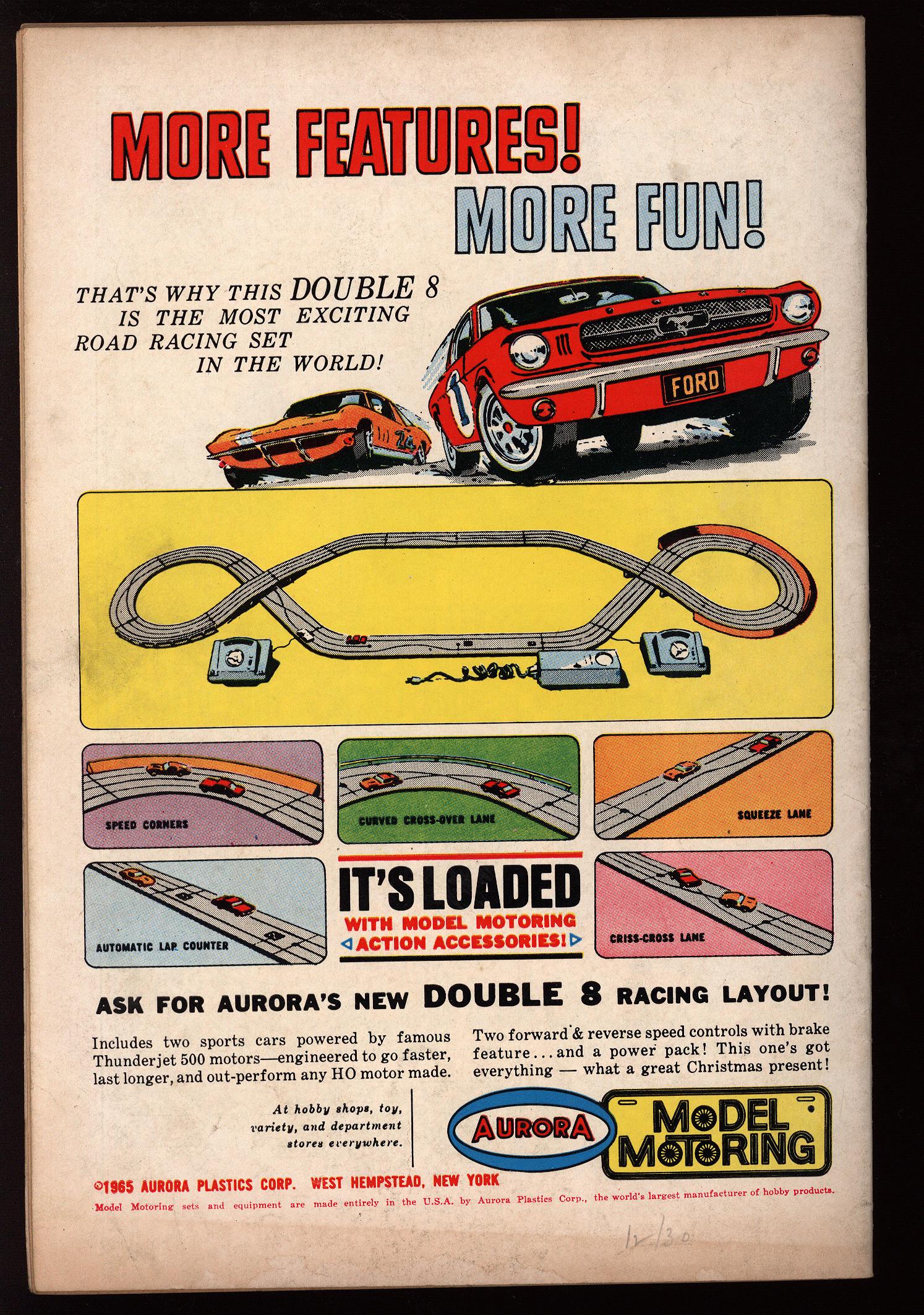 ACTION COMICS Back Cover