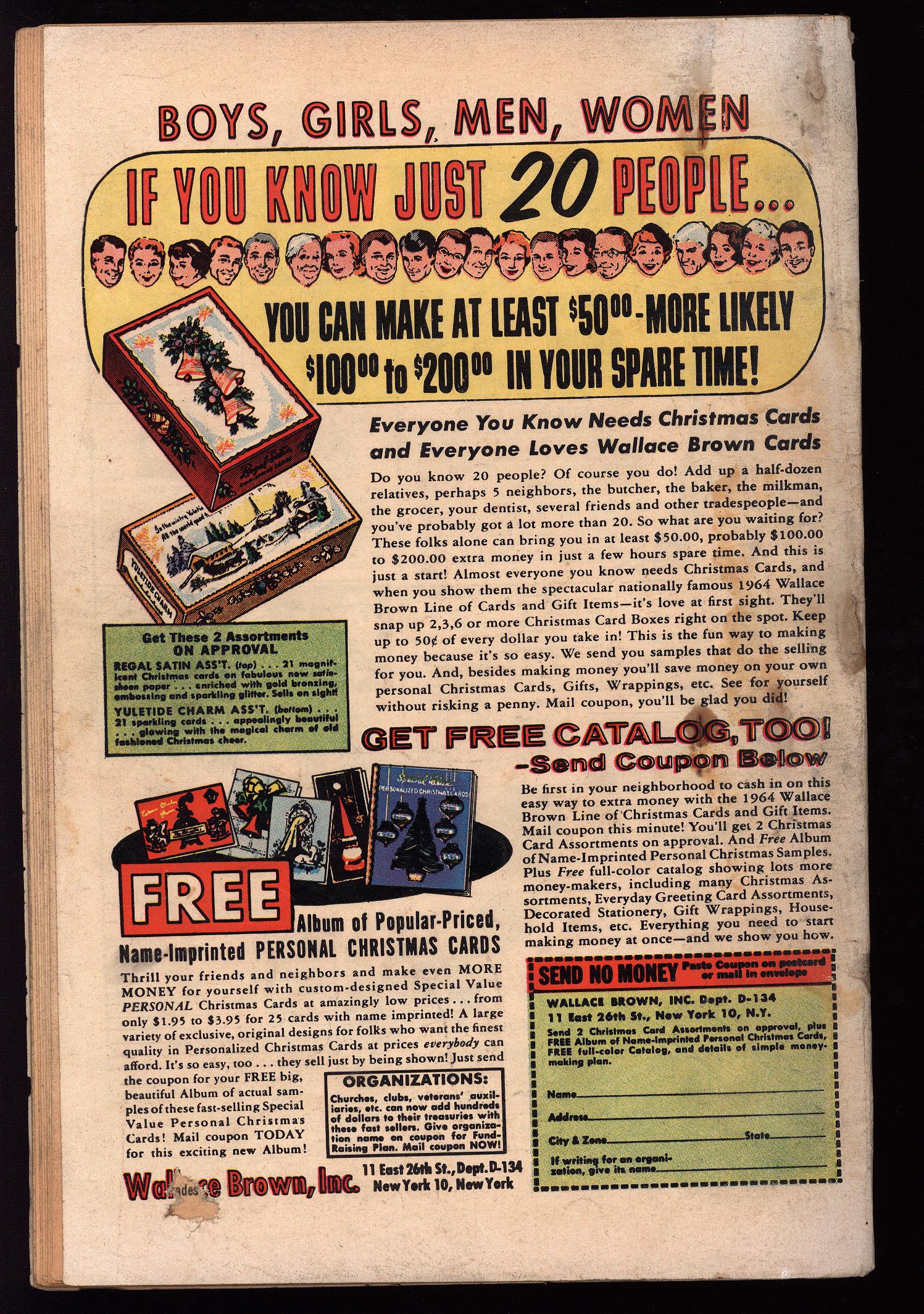 SGT. FURY AND HIS HOWLING COMMANDOS Back Cover