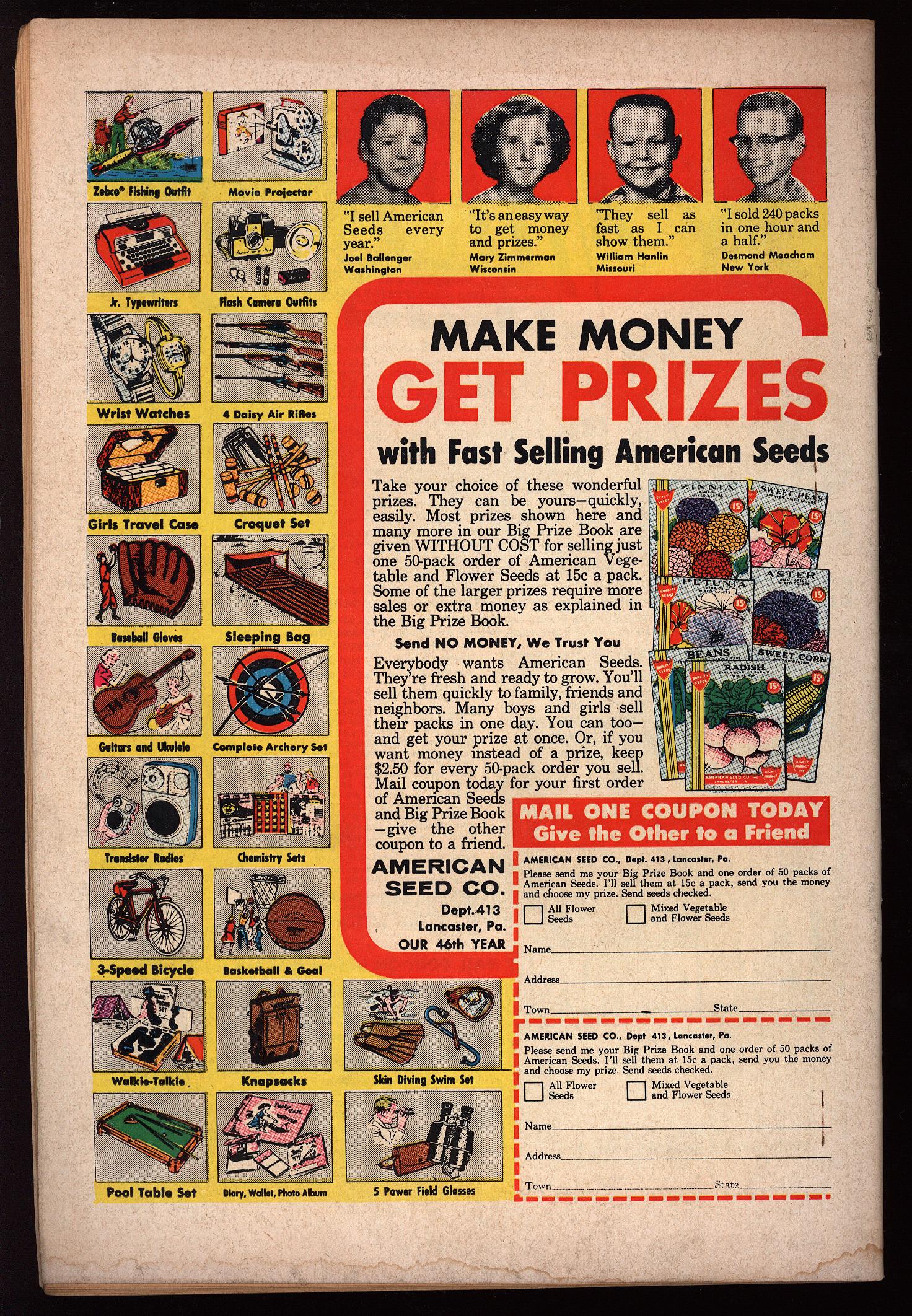 DETECTIVE COMICS Back Cover