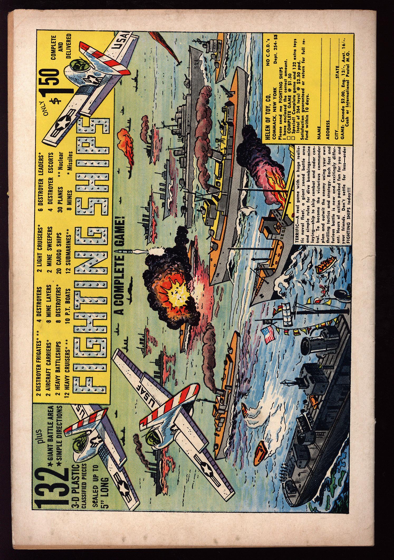 ACTION COMICS Back Cover