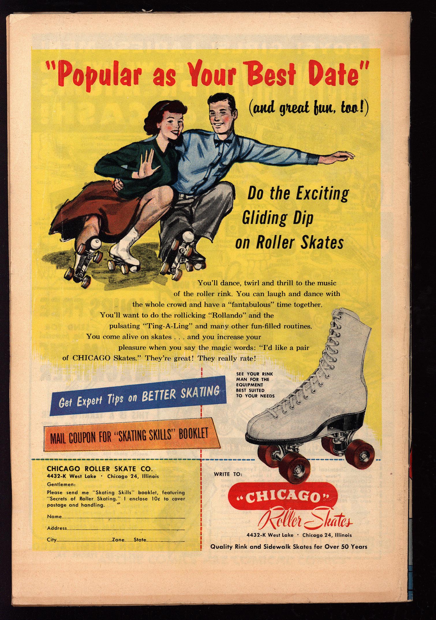 ARCHIE'S PAL JUGHEAD Back Cover