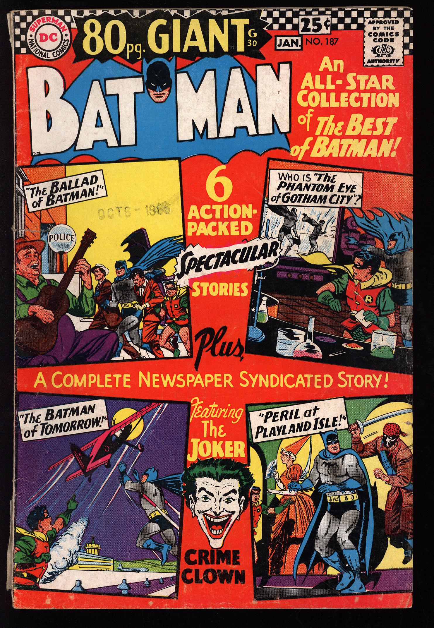 BATMAN Front Cover