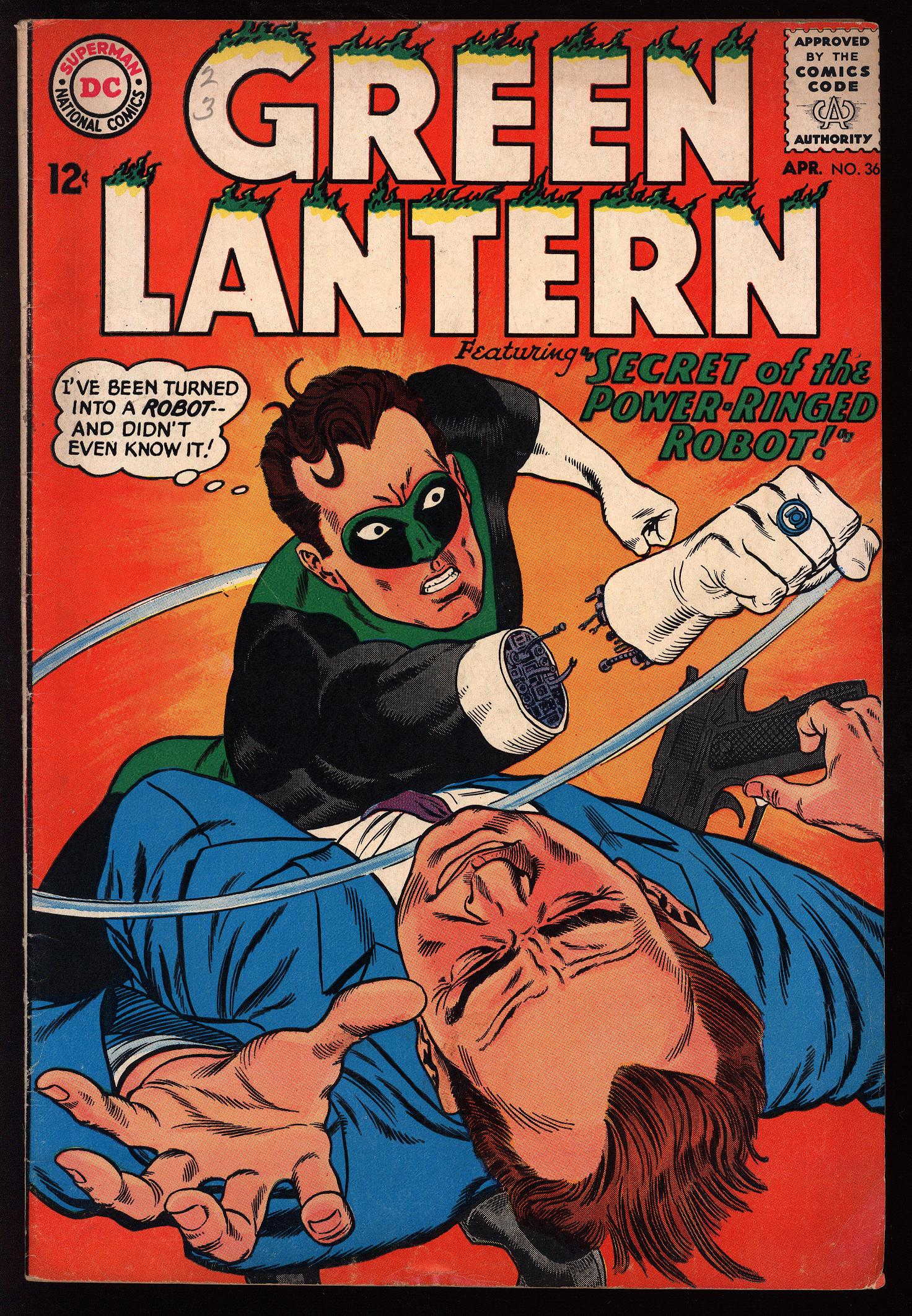 GREEN LANTERN Front Cover