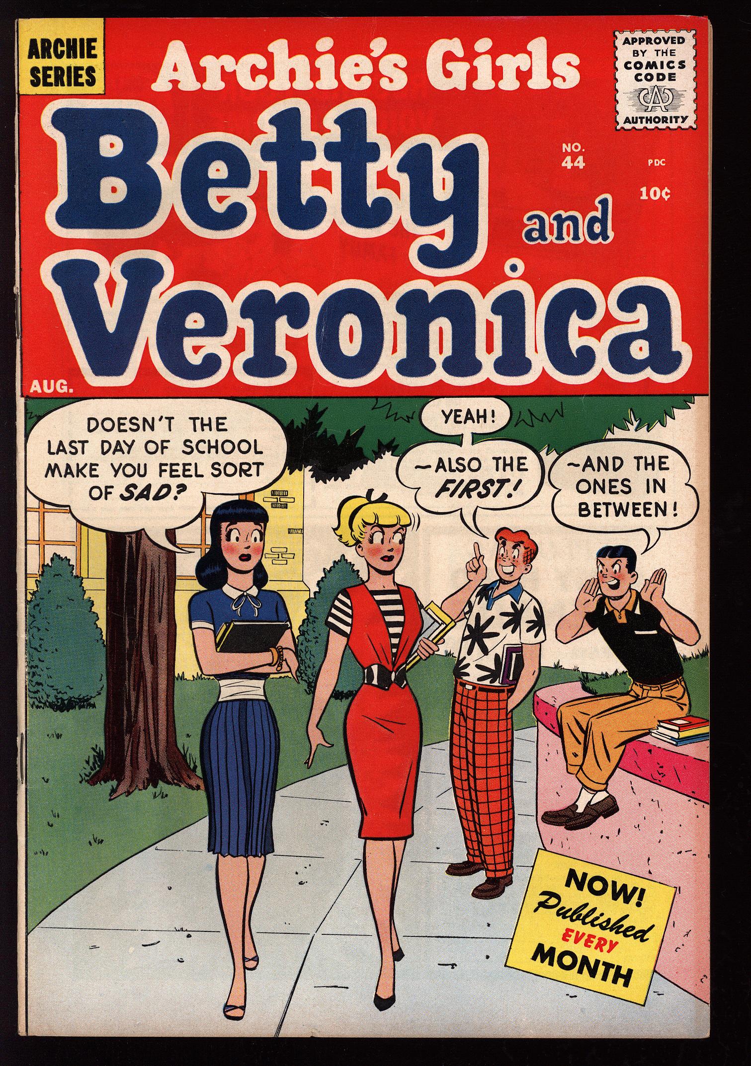ARCHIE'S GIRLS BETTY AND VERONICA Front Cover