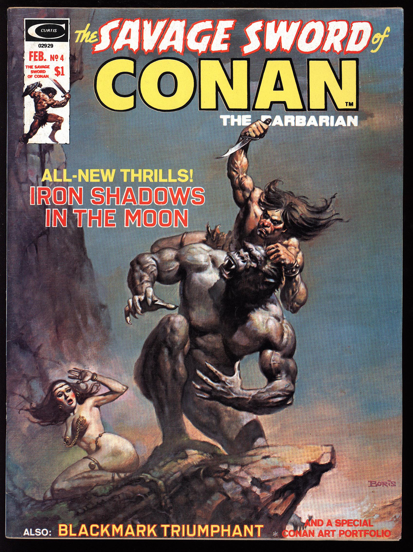 SAVAGE SWORD OF CONAN Front Cover