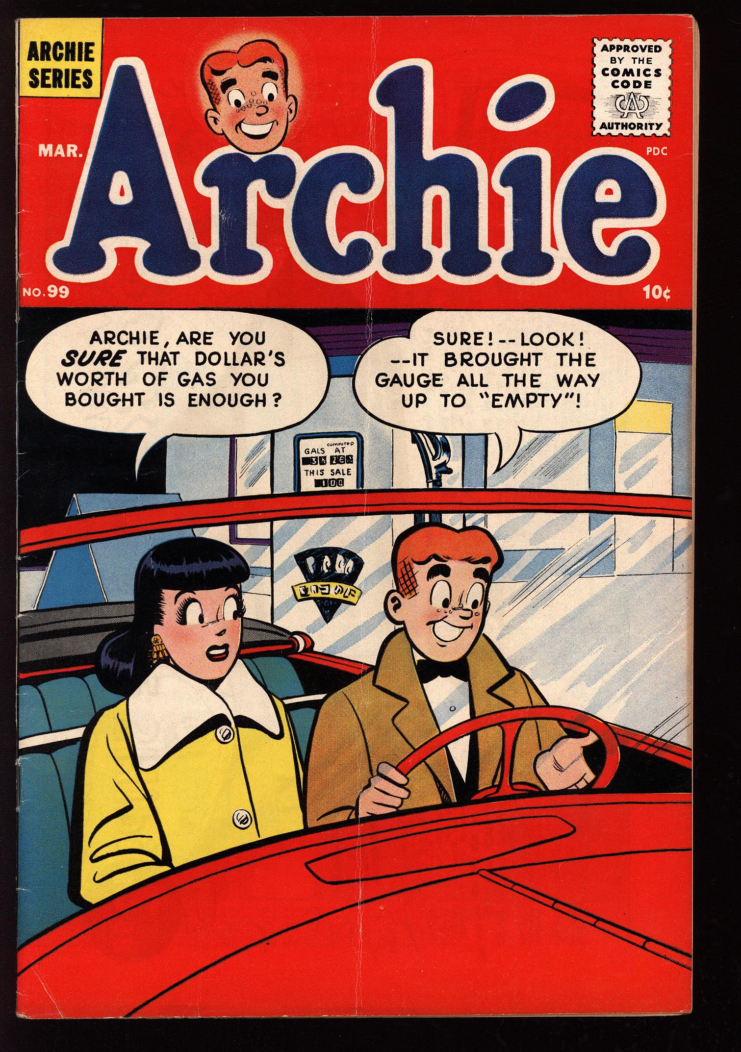ARCHIE COMICS #99 4.0 | Reece's Rare Comics