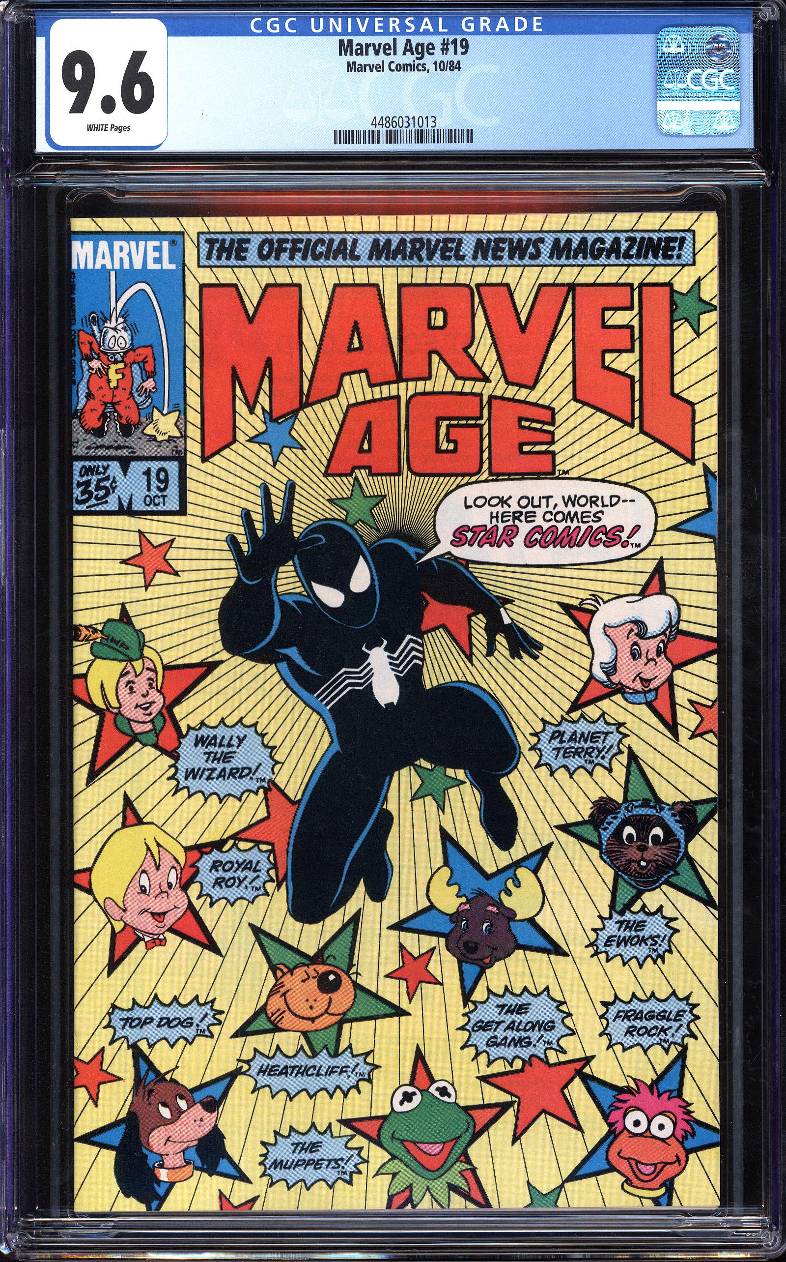 Marvel 19 MARVEL AGE #19 CGC 9.6 WHITE PAGES | Reece's Rare Comics