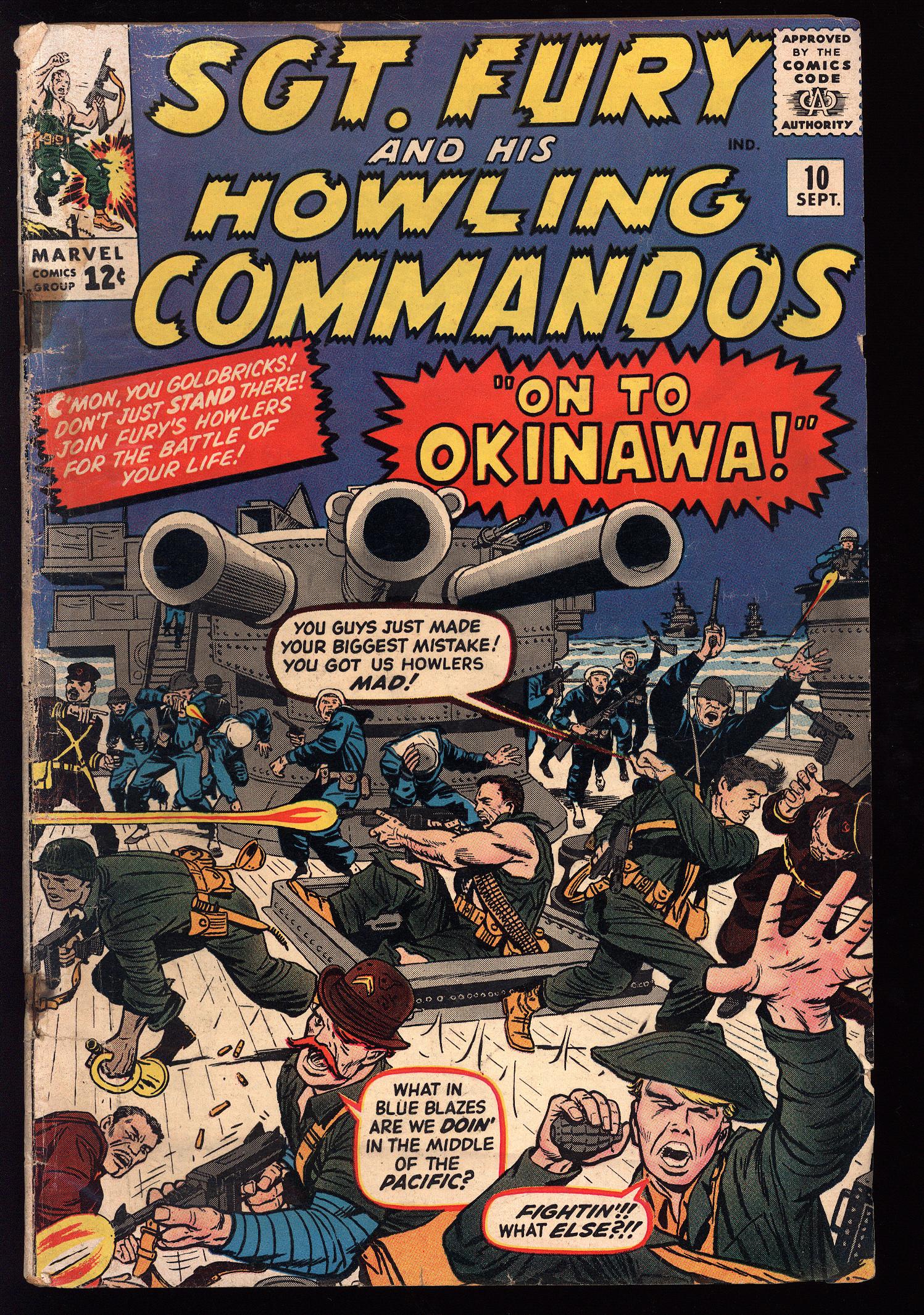 SGT. FURY AND HIS HOWLING COMMANDOS Front Cover