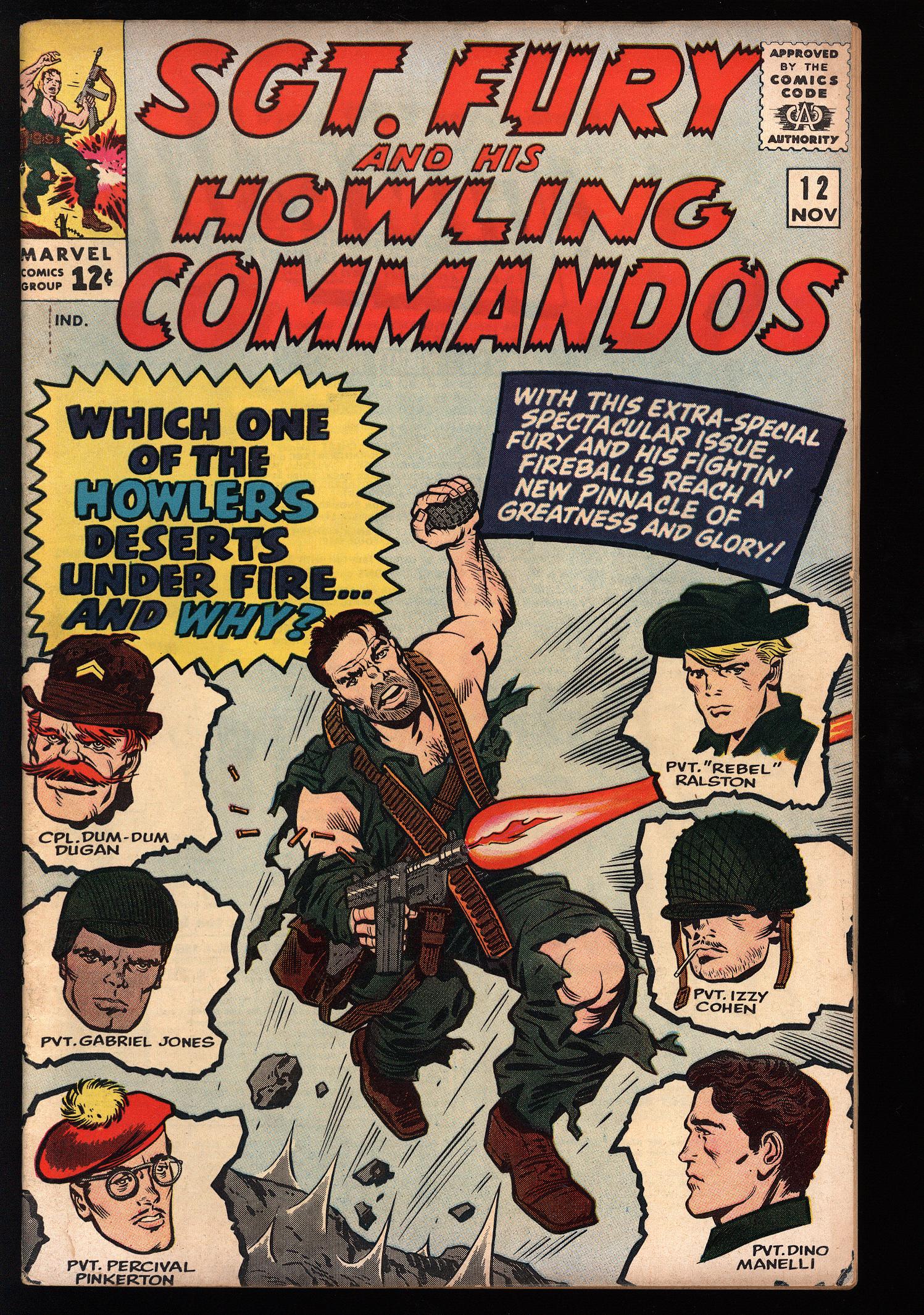 SGT. FURY AND HIS HOWLING COMMANDOS Front Cover