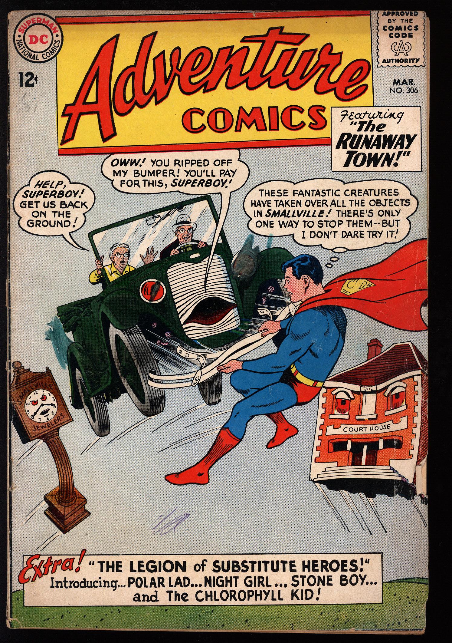 ADVENTURE COMICS Front Cover