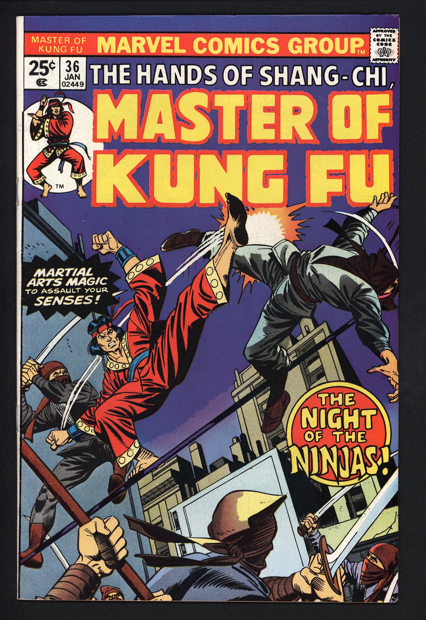 MASTER OF KUNG FU Front Cover