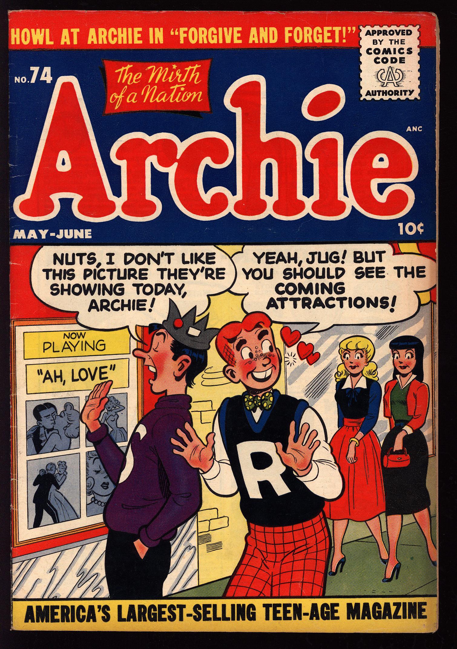 ARCHIE COMICS Front Cover