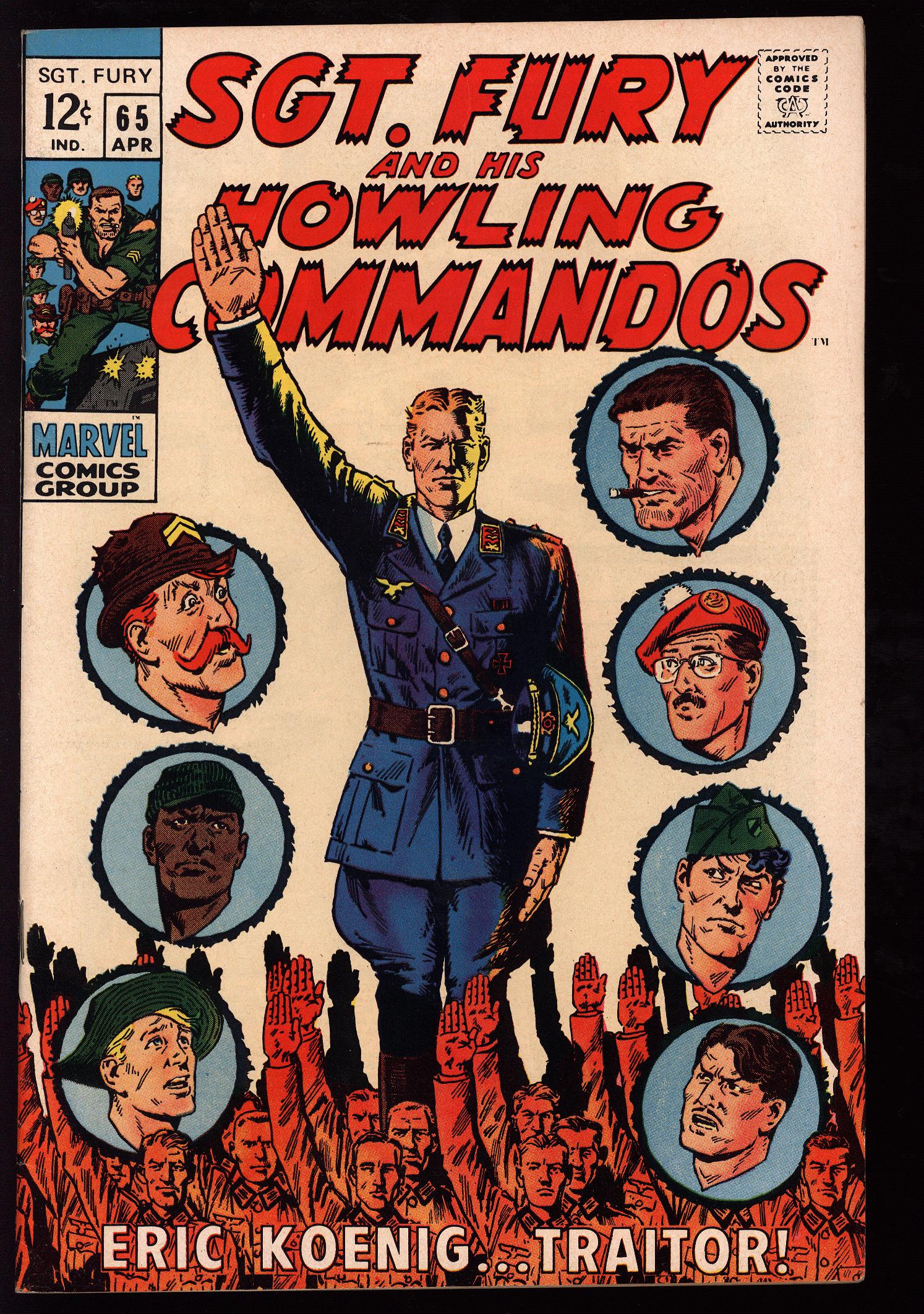 SGT. FURY AND HIS HOWLING COMMANDOS Front Cover