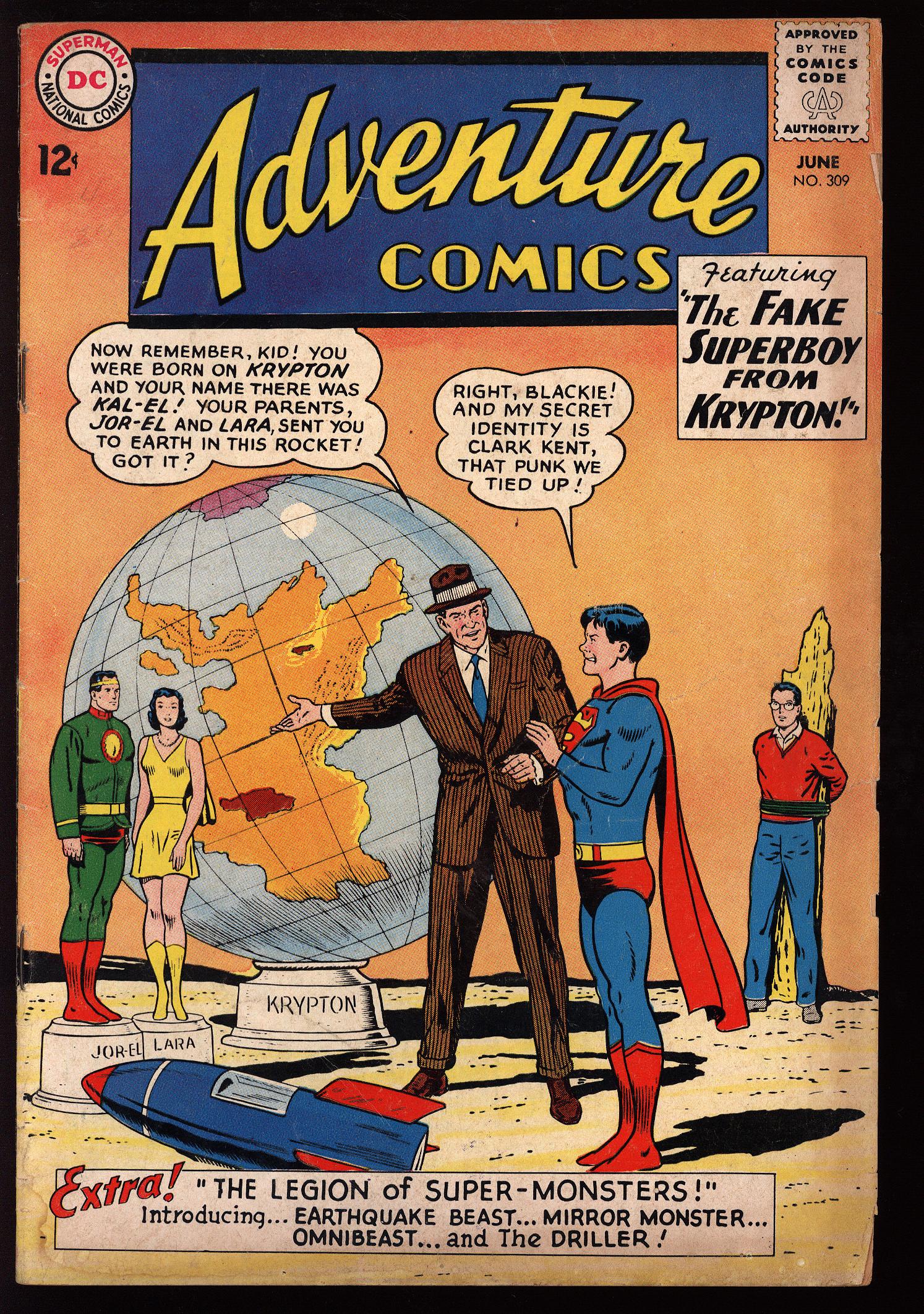 ADVENTURE COMICS Front Cover