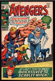 AVENGERS #75 3.5 front cover