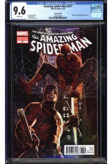AMAZING SPIDER-MAN #677 CGC 9.6 WHITE PAGES front cover