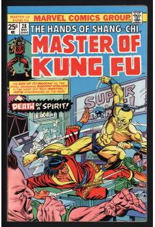 MASTER OF KUNG FU #28 7.0 front cover