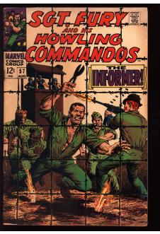 SGT. FURY AND HIS HOWLING COMMANDOS #57 3.5 front cover