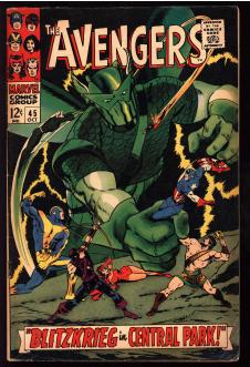 AVENGERS #45 3.5 front cover