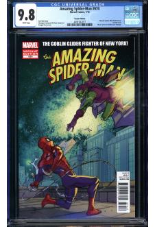 AMAZING SPIDER-MAN #674 CGC 9.8 WHITE PAGES front cover