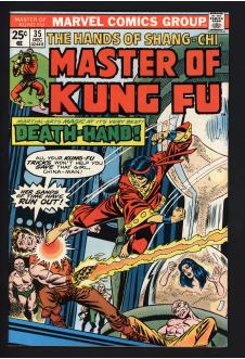 MASTER OF KUNG FU #35 7.5 front cover