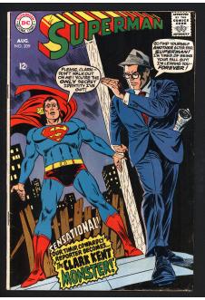 SUPERMAN #209 4.0 front cover