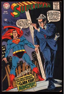 SUPERMAN #209 5.0 front cover