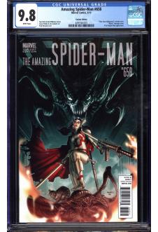 AMAZING SPIDER-MAN #658 CGC 9.8 WHITE PAGES front cover
