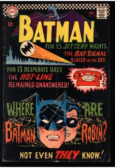 BATMAN #184 4.0 front cover