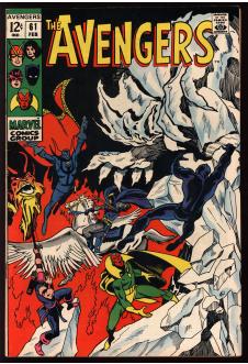 AVENGERS #61 8.0 front cover