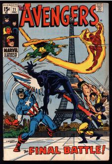 AVENGERS #71 5.0 front cover