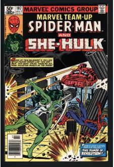 MARVEL TEAM-UP #107 7.5 front cover