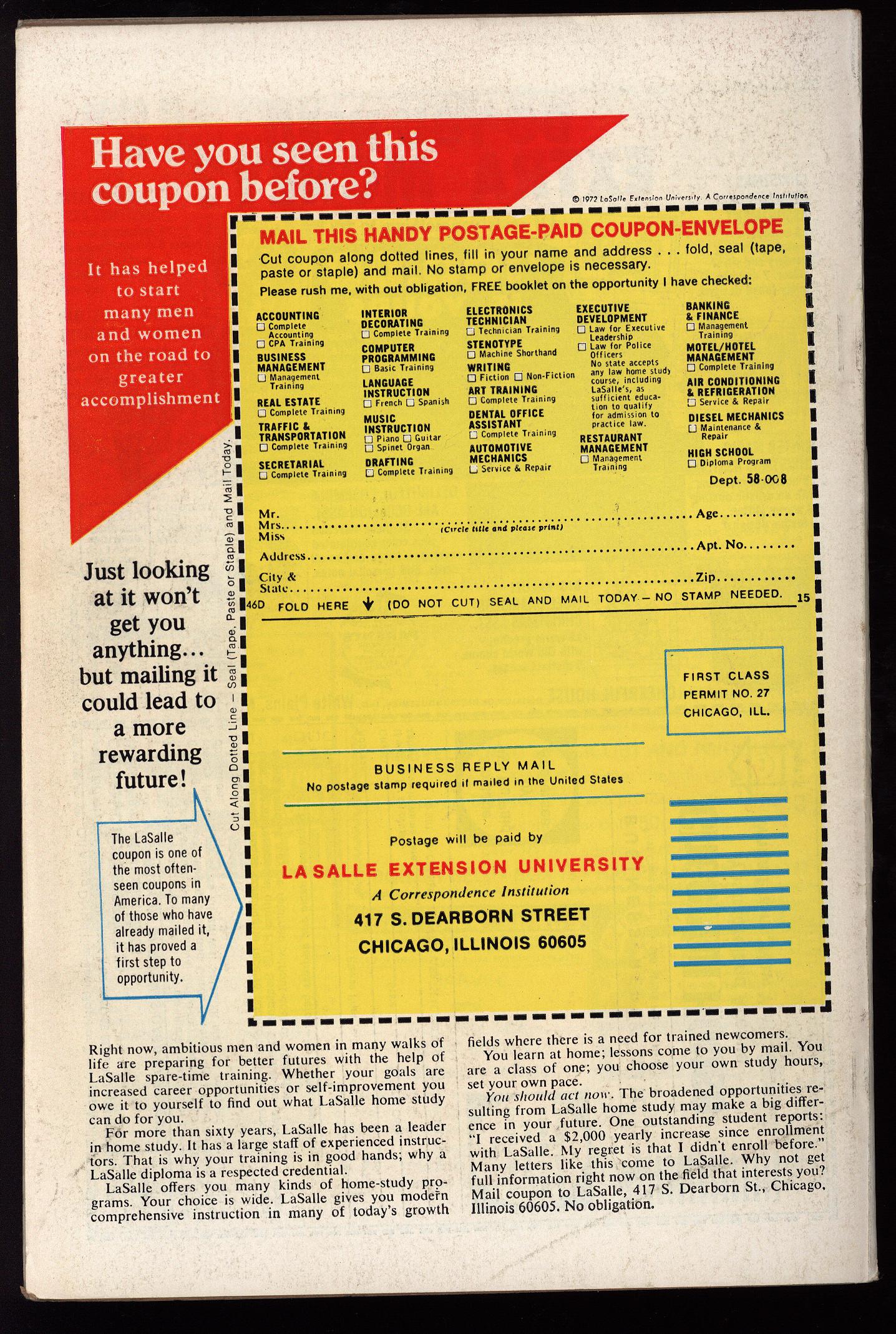GIANT-SIZE AVENGERS Back Cover