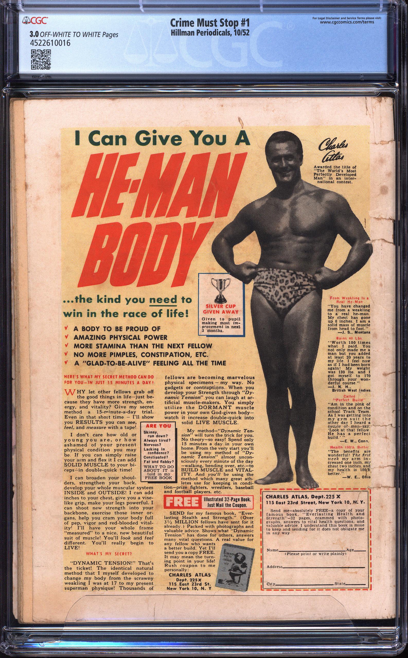 CRIME MUST STOP Back Cover