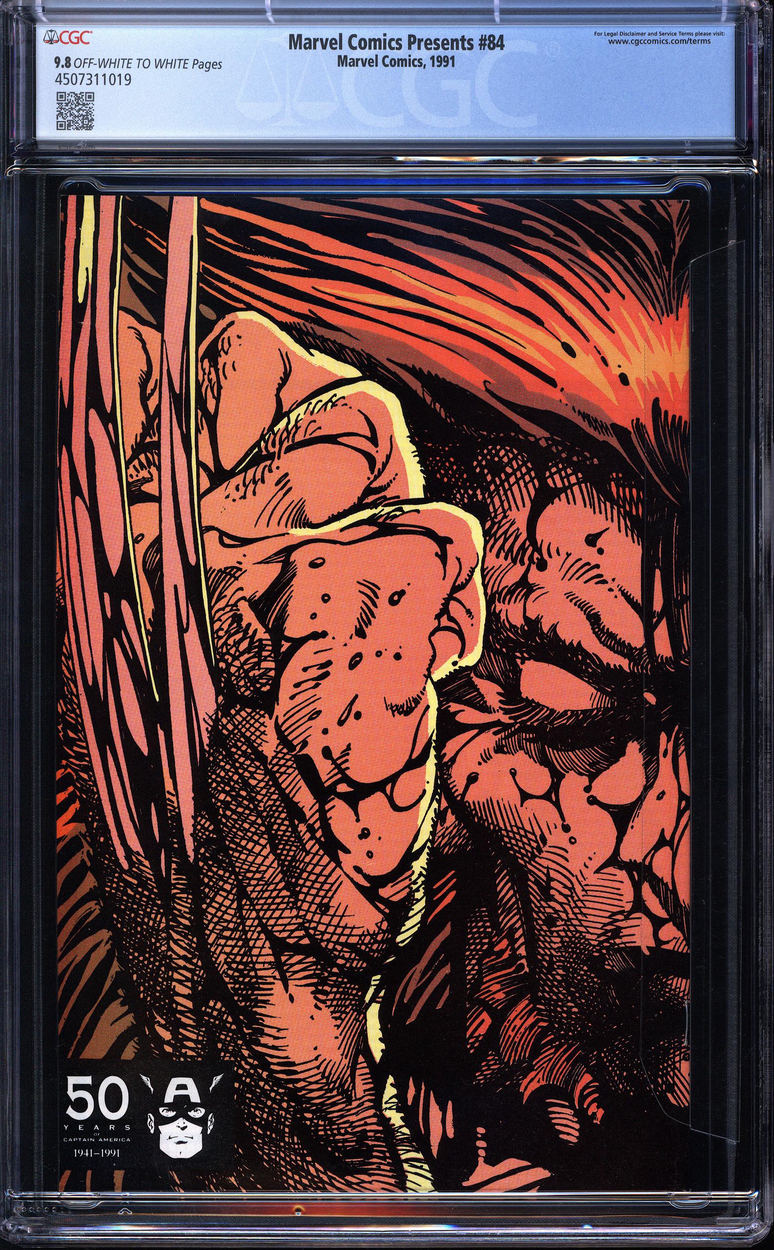 MARVEL COMICS PRESENTS Back Cover