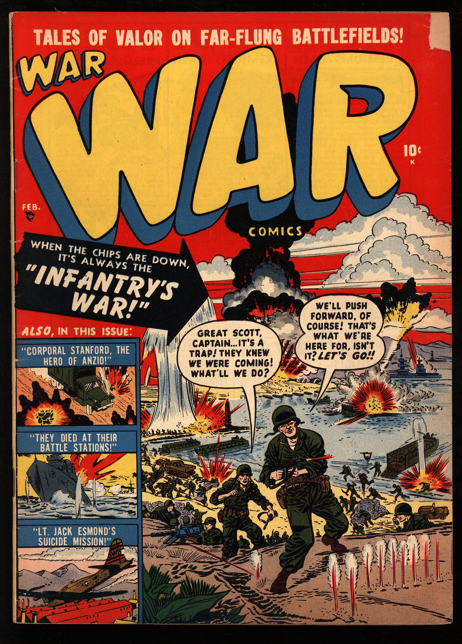 WAR COMICS Front Cover
