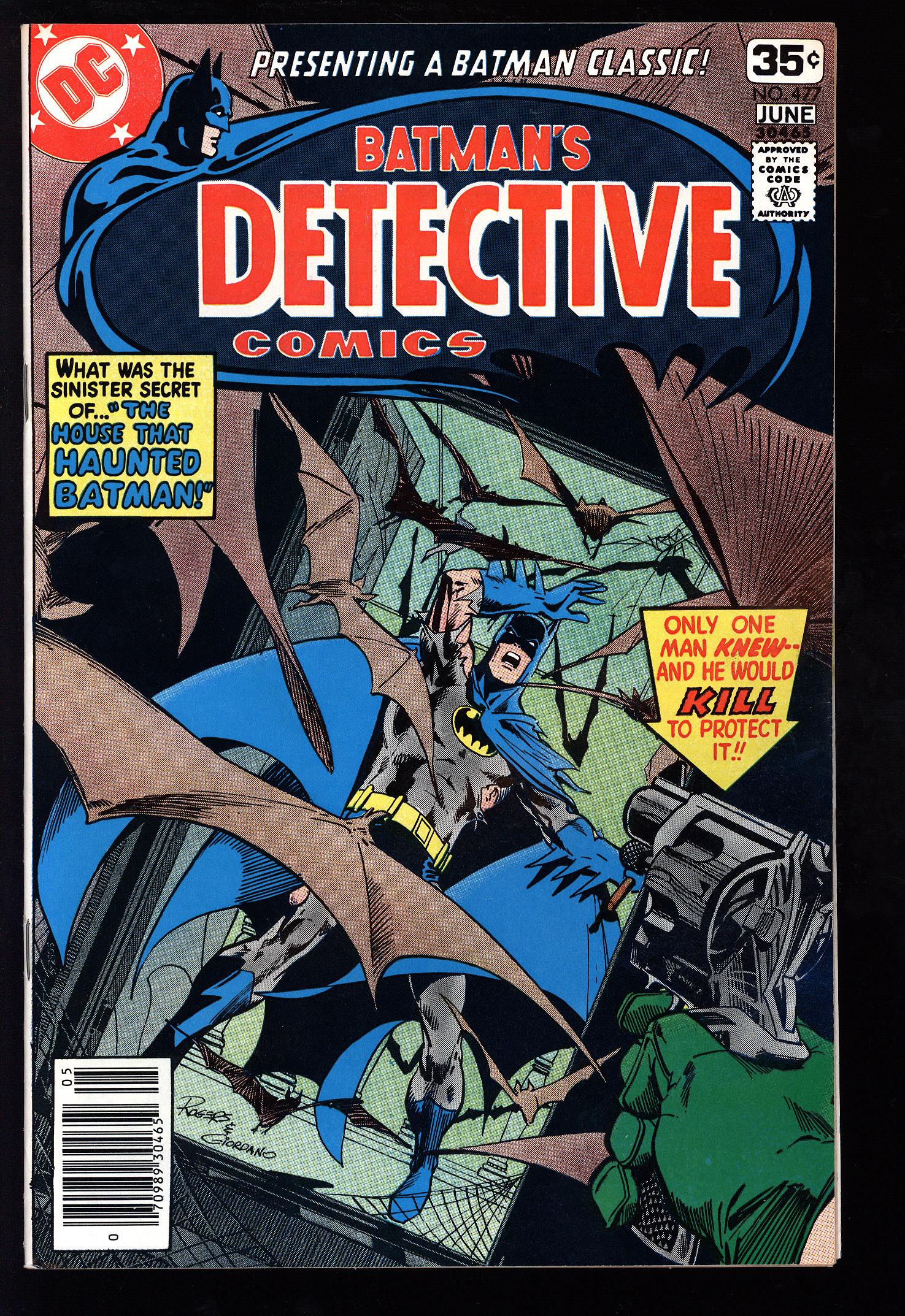 DETECTIVE COMICS Front Cover