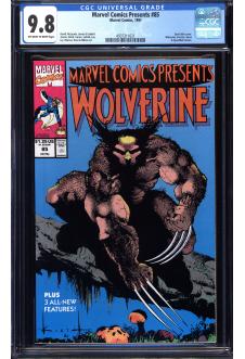 MARVEL COMICS PRESENTS #85 CGC 9.8 OW/WH PAGES front cover