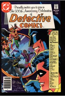 DETECTIVE COMICS #500 7.5 front cover