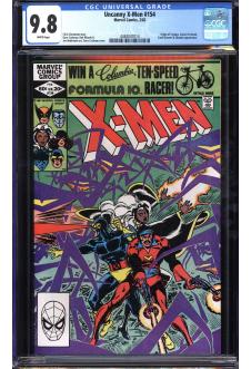 X-MEN #154 CGC 9.8 WHITE PAGES front cover