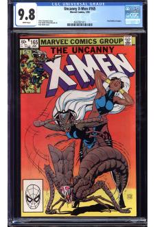 X-MEN #165 CGC 9.8 WHITE PAGES front cover