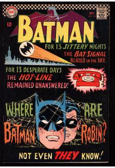 BATMAN #184 6.5 front cover